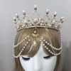 Hårklipp överdriven solgudinna Halo Tiara Crown pannband Materialpaket gotiska lolita barock diy halloween vintage bröllopshuvudstycke