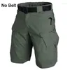 Men's Shorts Men Urban Military Tactical Outdoor Waterproof Wear-Resistant Cargo Quick Dry Multi-pocket Hiking Pants 6XL