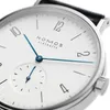 Armbandsur helkvinnor tittar på varumärke nomos män och minimalistisk design läder rem mode enkel kvarts vattenbeständig wa224m