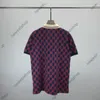 24SS Summer Designer koszulki polo męscy luksusowe kołnierz podwójny litera nadruk tshirty mody damski patchwork polo koszulka