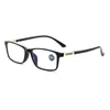 Solglasögon Ultra Light Fashion Reading Glasses 1.0 till 4,0 män Anti Blue Presbyopia TR90 Presbyopic Eyewear Gafas