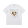 T-shirts hommes Designer manches courtes version haute tête de dragon T-shirt à manches courtes marque tendance unisexe XLBO