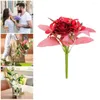 Dekorative Blumen, Tischdekoration, realistischer, lebendiger künstlicher Blumenstrauß für Hochzeitsarrangements, einfache Wartungssimulation