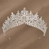 Haarspeldjes KMVEXO Mix Kleur Kristal Tiara's En Kronen Voor Bruid Vrouwen Feest Koningin Bruids Bruiloft Accessoires Sieraden Hoofddeksel Kroon