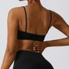 Yoga Outfit Hearuisavy Stretch Women Shockproof Workout Underwear Naked Feeling Running Bra Beautiful Back Push Up Gym Top