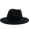 545660cm feminino masculino lã vintage gangster trilby feltro fedora chapéu com aba larga cavalheiro elegante senhora inverno outono jazz bonés 240130