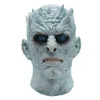 Film Game Thrones Night King Masque Halloween Réaliste Effrayant Cosplay Costume Latex Masque De Fête Adulte Zombie Accessoires T200116272h