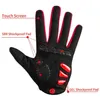 ROCKBROS Windproof Cycling Gloves Touch Screen Riding MTB Bike Bicycle Gloves Thermal Warm Motorcycle Winter Autumn Bike Gloves P0314A