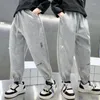 Calças primavera crianças sólido sweatpants meninos fino solto 1-8y jovem criança roupas outono bebê jogger meninas calças esportivas casuais