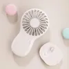 Laddningsbar mini Portable Pocket Fan Telefonhållare Cool Air Hand Hold Travel Cooler Cooling Fan för Office Outdoor Home1283D