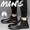 Moda deri güvenlik ayakkabıları erkekler çelik ayak kapakları erkek yıkılmaz iş botları koruyucu ayakkabılar delinmez ayakkabılar 240126
