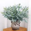 Artificial Willow Bouquet Fake Leaves for Home Wedding Decoration Jugle Party Willow Vine Faux Foliage Plants Wreath1285u