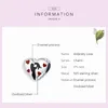 Loose Gemstones WOSTU Heart Charms 925 Sterling Silver Animal Pet Love Beads Engraved Fit Women Bracelets Jewelry CQC1508