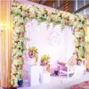 Artificial Arch Flower Row Table Runner Centerpieces String för Wedding Party Road Cited Flowers Decoration 10 PCS VARJE LOT206J