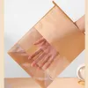 Kraft Paper Baking Cake Food Packaging Bags Transparent Window Display PET Plastic Moisture-Proof Sealing Pouch For Bread Toast Hamburger Cookies Snack Storage