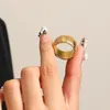 2023 Punk Stil Multi Spot Verlobungsringe Für Frauen Männer Zubehör Mode Edelstahl Finger Schmuck Artikel 240125