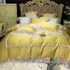 Bedding Sets French Minimalist Long Staple Cotton Set Of Four Pieces Light Luxury All Lace Edge