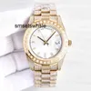 Designer Watches Automatic Diamond 41mm Watch Watch Mechanical for Men mode Women Designer De Luxe Double Calender