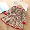 Girl Dresses Autumn And Winter Girls Baby Dress Children's Long Sleeve Korean Edition Foreigner Knitted Sweater Princess