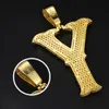 Sieraden Groothandel Heren Hip Hop Bling 925 Sterling Zilver Vvs Baguette Moissanite Diamond Iced Out A-z Beginletter Hanger