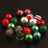 Beads OYKZA RB016 20mm Christmas Color Mix Style Acrylic Beads 50pcs A Lot Beads for Bubblegum Chunky beads Necklace Jewelry