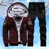 Herrespår mode -spårdräkt Autumn Winter Sportkläder Tvåverk Set Men Jacket Sweatpants Brand Clothing Man Sweatsuit Sports Surits