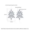 Studörhängen Luoteemi Marquise Brilliant Cubic Zirconia Elegant Clear Luxury Accessoarer för brudbröllopsdagsmycken gåva