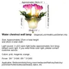 Wandlampen TEMAR Zeitgenössische Blumen-romantische pastorale dekorative für Wohnzimmer-Korridor-Bett-Dekorations-Licht