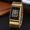 2023 Nya par Square Lei Family Fashion Quartz Trend Watch Universal Steel Band