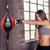 Stansning av kulboxning PU Pear Speed ​​Bag Dålig Reflex Doubleend Boxing Dodge Speed ​​Ball Uppblåsbar golv till tak Stansväska 240122