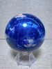 Figurine decorative Sfera di sodalite rosa naturale Forma libera con arco di pioggia Intaglio Reiki Pietra curativa Decorazione della casa Regalo squisito