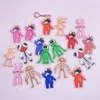 Charm 4,5 cm 10 stycken kawaii akryl liten animerad tecknad charm diy dekorativ väska örhängen nyckel ring lapp smycken tillverkade