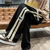 Männer Hosen 2024 Seite Gestreiften Cord Baggy Männer Streetwear Koreanische Mode Lässig Hip Hop Vintage Fracht Lose Hosen Jogger