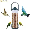 Autres fournitures pour oiseaux Mangeoire pour animaux de compagnie Distributeur de nourriture en plein air Suspendu à plusieurs trous Outil d'alimentation automatique pour animaux volants