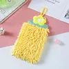 Towel Chenille Flower Hand Hanging Bathroom Kitchen Water-absorbent Quick-drying Thickened Portable