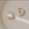 Stud Earrings 2024 Light Luxury And High End White Oil Dripping Love For Women Small Exquisite Fashionable