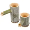 Garden Decorations 2 Pcs Bamboo Fountain House Plants Fountains Outdoor Indoor Water Decor Spout For Small Pond Patio Creative