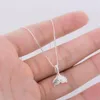 Pendant Necklaces Fashio Sliver Cute Jewelry Whale Tail Fish Charm For Women Mermaid Pendants Birthday GiftsPendant288q