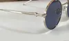 Occhiali da sole Occhiali da sole rotondi Pasha Silver Blue Len gafa de sol occhiali da sole unisex Occhiali da sole alla moda con scatola V9Z5
