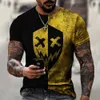 Heren T-shirts 2023 Nieuwe Oversized T-shirt Voor Mannen Casual Korte Mouw Hip Hop Lachend Gezicht Print Plus Size T-shirt trui Heren T-shirt Top