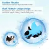 Vêtements de chien gilet de sauvetage été requin veste pour animaux de compagnie chiens maillots de bain sauveteur flottant conservateur pour maillot de bain