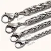 Catene HNSP 3MM-8MM COLLANA A CATENA IN ACCIAIO INOSSIDABILE PER GLI UOMINI Punk Collo Gioielli Accessori Ciondolo Maschio Spessore LUNGO Cane