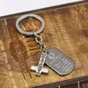 Keychains Death Note Keychain Anime Key Chain Black Book Ring Holder Pendant Chaveiro Jewelry For Gift