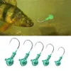 Ensemble de leurres de pêche lumineux, Kit d'appâts lumineux nocturne, Hooks313C