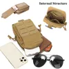 Sacchetti per telefoni cellulari 1000D Tattico Molle Marsupio Militare Marsupio Outdoor Uomo EDC Borsa per attrezzi Vest Pack Borsa Custodia per cellulare Caccia Borsa compatta YQ240131