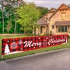 Wesołych Świąt Banner Outdoor Dekoracje świąteczne dla domu Cristmas Flag wiszący ozdoby Xmas Navidad Noel Szczęśliwego Nowego Roku 269I