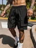 ll Mannen Yoga Sport Korte Sneldrogende Shorts Met Ritsvak Mobiele Telefoon Casual Running Gym Jogger Broek Train7 DK-098