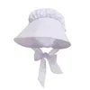 Kobiety dla dorosłych bawełny czapkę czapki wiktoriańskie pionier Słońca kolonialny pielgrzym preria oversized biały czarny vintage pokojówka cosplay H225T