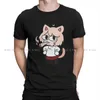 남자 T 셔츠 neco arc necoarc cat tshirts 별이 빛나는 밤 독특한 셔츠 트렌드 탑