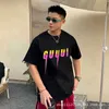 メンズTシャツデザイナーサマーサマーニューGブレード稲妻短袖Tシャツ小さくてトレンディなブランドファッションレディースウェアA5DI